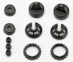 TRX7065 Federteller und Clips für GTR 1/16 Dämpfer (2)